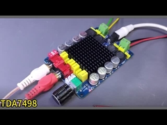 Dual Channel Audio Board 2X100W Amplificateur à domicile pour récepteurs et amplificateurs DC14-34V classe D TDA7498