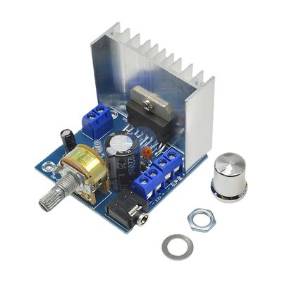 Module audio d'amplificateur TD7297A Classe D Planche d'amplificateur DC 9-15V 15W*2 Stéréo avec radiateur amélioré