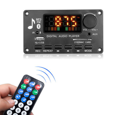 Plaque mère d'amplificateur de voiture à module Bluetooth haute puissance 2x40W avec prise en charge du format audio APE et une autonomie de la batterie de plus de 20 heures