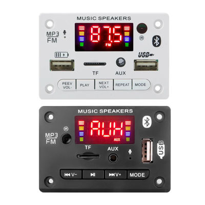 Module de lecteur MP3 sans fil BT 5.0 avec 6-12V CC et support audio sans perte pour les systèmes audio automobiles