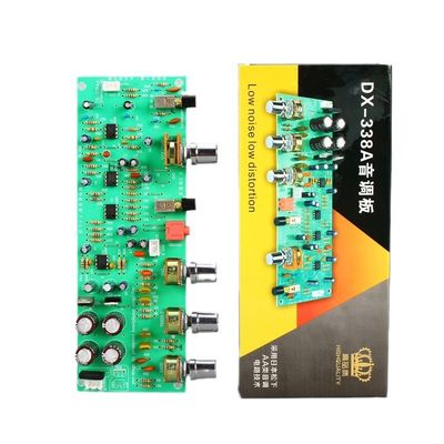 Carte d'amplificateur de puissance double série AC, préampli DX338A avec double Circuit de tonalité linéaire de classe AA 12V et commutateur de volume égal