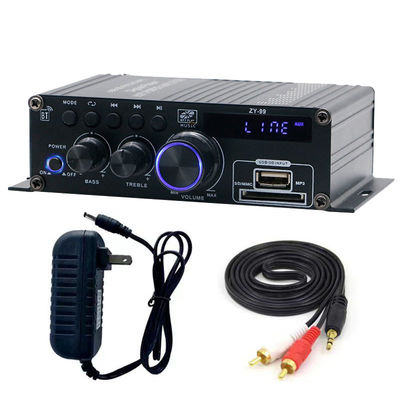 Amplificateur de puissance à double canal de 120 W avec équilibreur pour audio stéréo HiFi