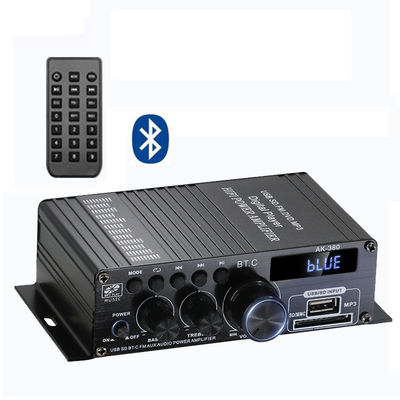 Amplificateur audio Bluetooth v5.0 2.0 canaux AK-380 avec puissance de sortie 100-300W pour cinéma maison