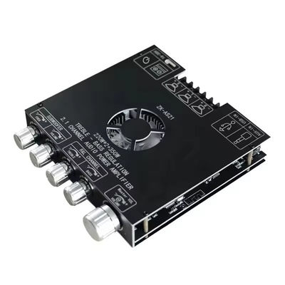 Module d'amplificateur audio ZK-AS21 2.1 canaux TPA3255 Subwoofer 220WX2 + 350W 220WX2 + 350W Plaque d'amplificateur ZK-AS21