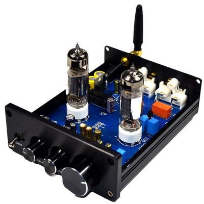Préamplificateur de tube HIFI audiophile 6J5 QCC3034 pour BT 5.1 Amplificateur domestique sans fil avec préamplificateur à réglage de basse et de treble