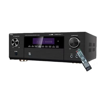 5.1CH 5600W Pro Amplificateur de puissance, BT Wifi sans fil, Dolby HDMI Coaxial optique, pour le cinéma à domicile KTV