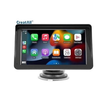 Creatall Navigation de voiture portable 7 pouces avec caméra de recul sans fil pour Bluetooth MP5 HD USB Connection Carplay transfrontalier