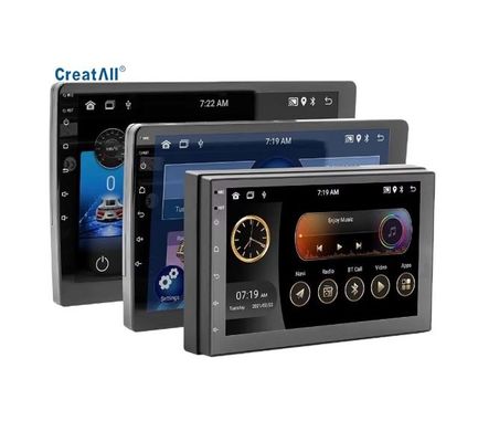 Creatall Système de navigation GPS Android tout-en-un 7/9/10 pouces pour Bluetooth Contrôle central Grand tableau de bord Lecteur de recul CarPlay