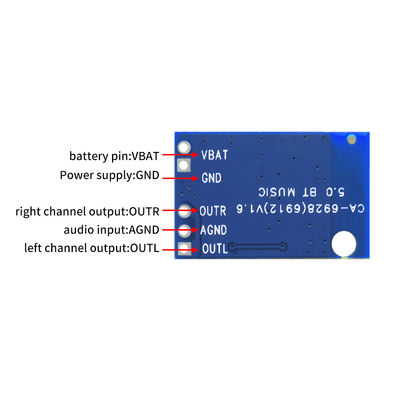 CA-6928 5V bt 5.0 Module d'amplificateur audio à double puissance numérique