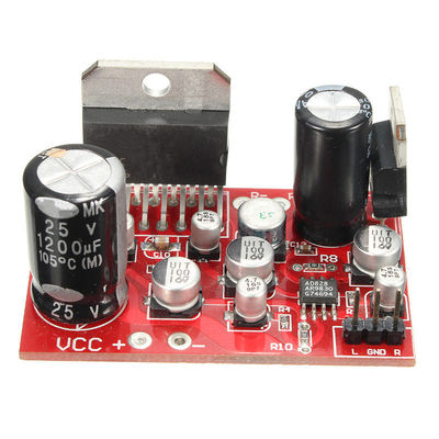 Plaque d'amplificateur de puissance de sortie de 38 W avec alimentation en courant continu de 12 V et module audio de la puce TDA7379 + AD828