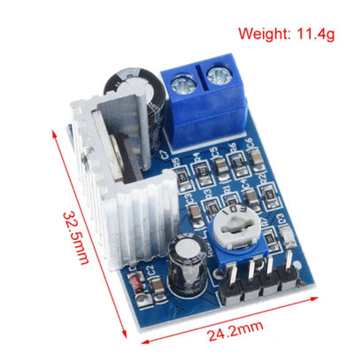 Module Audio amplificateur TDA2030, Circuit amplificateur 6-12V 18W avec carte Audio à Volume réglable