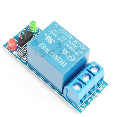interface de bas niveau de déclencheur d'One Channel de module de relais de contrôle de 5V 12V