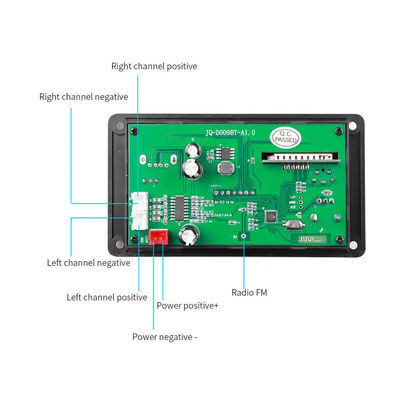 ICCS8673E 80W décodeur MP3 DC 5V-26V Module Audio Bluetooth carte système d'amplificateur de puissance