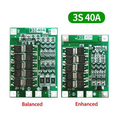 3S 4S 25A 40A 60A BMS carte de protection de la batterie carte de charge de la batterie Li-ion
