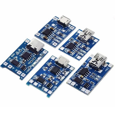 Type-C/Micro USB 5V 1A 18650 TP4056 Plaque de recharge du module de chargement de batterie au lithium avec double fonction de protection 1A Li-I