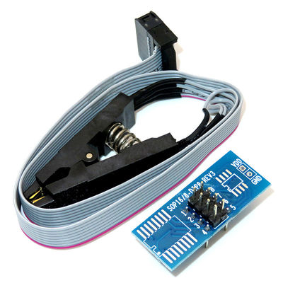 CH341A 24 Série 25 EEPROM Flash BIOS Module de programmation USB + SoIC8 SOP8 Clips de test Pour EEPROM 93CXX / 25CXX / 24CXX
