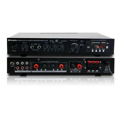 Amplificateur audio professionnel LDZS 5.1 canaux avec puissance 200 W + 200 W et prise en charge Bluetooth pour les systèmes de cinéma maison