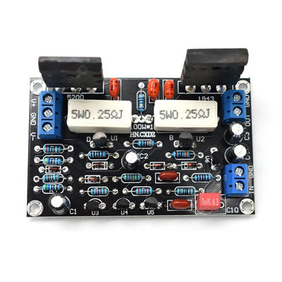 2SC5200+2SA1943 Planche d'amplificateur audio Hifi Mono Channel 100W DC 35V pour les systèmes audio professionnels