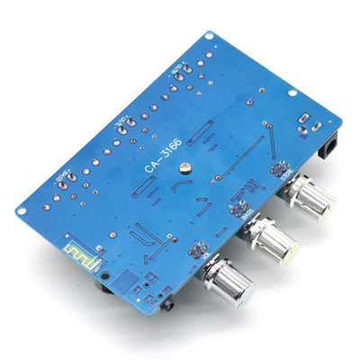 CA-3166B carte d'amplificateur Bluetooth 5.0 2 * 50W + 100W 2.1 canal TPA3116D2 avec alimentation en courant DC12 ~ 24V