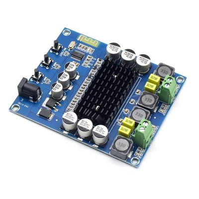 Tableau d'amplificateur numérique sans fil TPA3116D2 avec puissance de sortie 2 * 50W DC12-24V Bluetooth 5.0 Amplificateur haut-parleur DIY