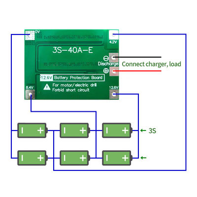CA-3S-40A Plaque de protection de la batterie au lithium au lithium
