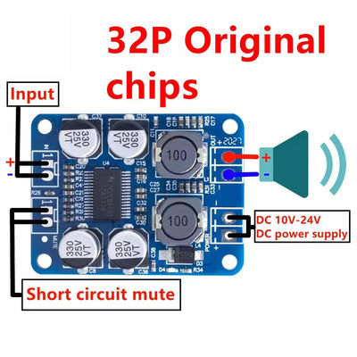 CA-3118 DC 12-24V PBTL Mono 60W carte d'amplificateur de module d'amplificateur de puissance de classe D