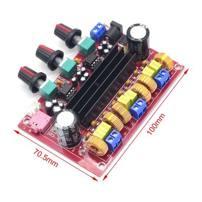Module d'amplificateur numérique CA-3116P avec puce TPA3116D2 50Wx2+100W de sortie et tension DC12-24V