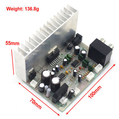 CA-7379A carte d'amplificateur de sous-woofer numérique avec puce TDA7379 2*38W AC/DC 12V AMP module