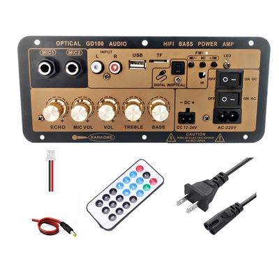 Planche d'amplificateur mono BT de 100 W avec 2.0 canaux pour audio domestique et automobile