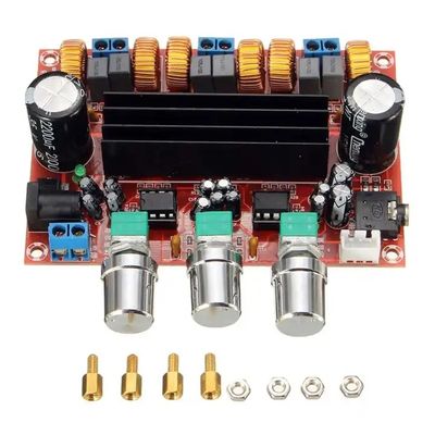 2.1 carte d'amplificateur numérique à canal avec puce TPA3116D2 de sortie 50Wx2 et alimentation 12V-24V