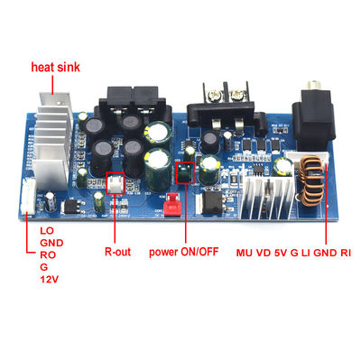 TPA3116 carte d'amplificateur de sous-woofer numérique 2*50W 8-24V Amplification professionnelle à double canal