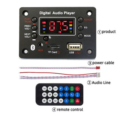 Accessoires audio pour voiture avec enregistreur de voix radio USB FM Prend en charge l'écran WAV Oui et la durée de vie de la batterie plus de 20 heures