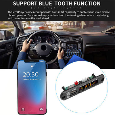 Améliorez votre audio de voiture avec Bluetooth 5.0 MP3 Décodage de carte avec écran couleur et télécommande