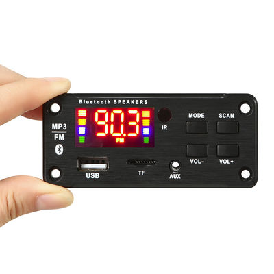 Module d'amplificateur audio de voiture Bluetooth 5.0 de 50 W avec radio USB TF FM et 5.0 canaux