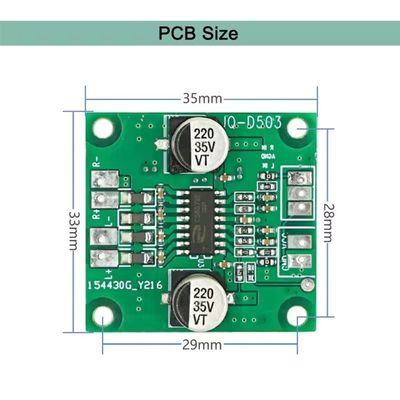 Module mini-amplificateur de 2*40W avec alimentation en courant continu 5V-26V et IC CS8673E