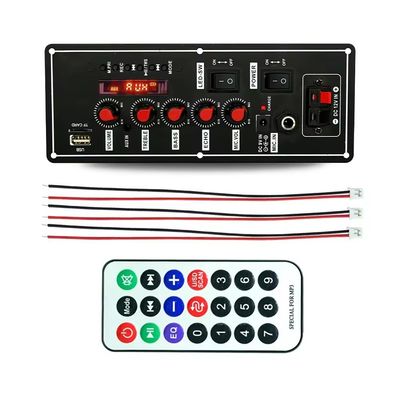 Plaque d'amplificateur Bluetooth 2x15W avec radio FM MP3 décodeur et module d'amplificateur audio Bluetooth 5.0