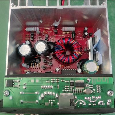 Carte d'amplificateur de voiture à tube de caisson de basses 50W avec Bluetooth 5.0 et carte TF/lecture USB
