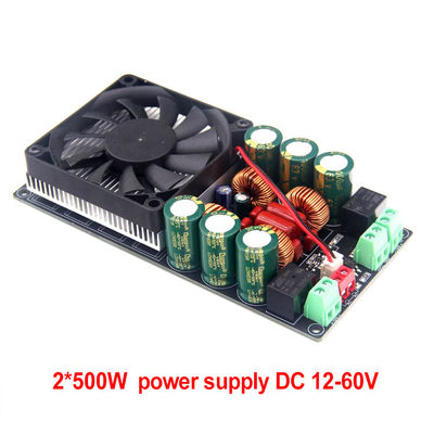 2X500W Classe D Amplificateur de puissance stéréo numérique 12V-48V pour voiture Karaoké Théâtre à domicile Subwoofer haut-parleur