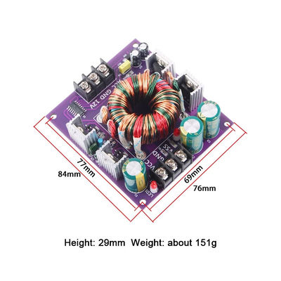12V Voltage d'entrée Convertisseur industriel CC-DC avec amplificateur à double alimentation