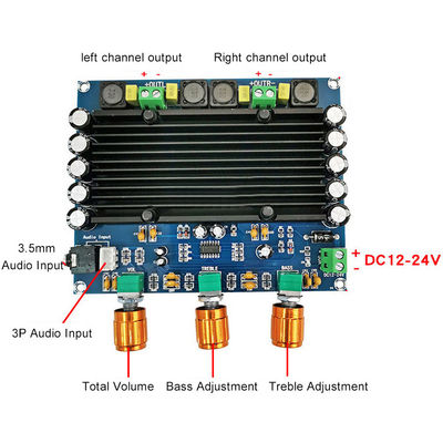 2 canaux 150W Amplificateur professionnel TPA3116D2 carte audio numérique pour systèmes sonores haute puissance