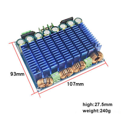 Carte amplificateur audio numérique 2.0 canaux double puce 420 W x 2 classe D.