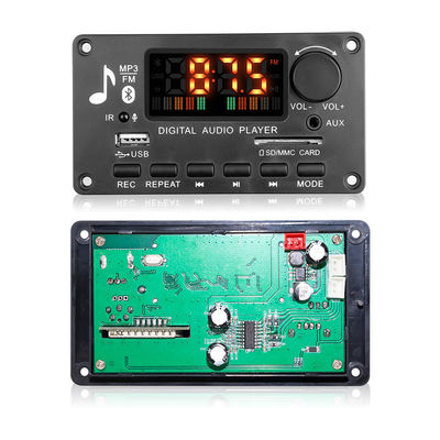 Plaque mère d'amplificateur de voiture à module Bluetooth haute puissance 2x40W avec prise en charge du format audio APE et une autonomie de la batterie de plus de 20 heures
