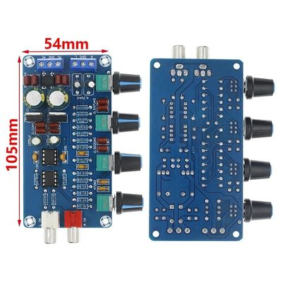Module de préamplificateur stéréo NE5532 à 4 canaux avec circuit de contrôle des sons