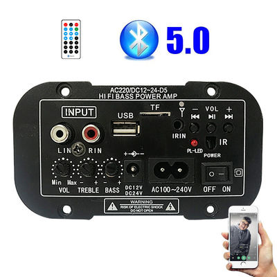 Planche d'amplificateur audio numérique avec connectivité Bluetooth pour voiture, moto et audio domestique