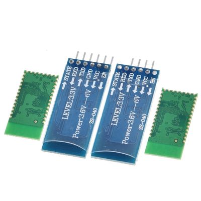 Module Bluetooth sans fil HC-05 HC-06 Émetteur-récepteur RF avec 2.4G Fréquence 3.3V Niveau TTL et Convertisseur UART de portée de 10 mètres