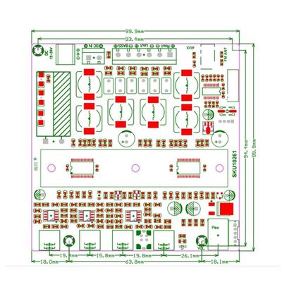 CA-3169B 2.1 Channel Audio Power Amplifier Board avec un son de haute fidélité et une conception compacte de 100x75x30mm