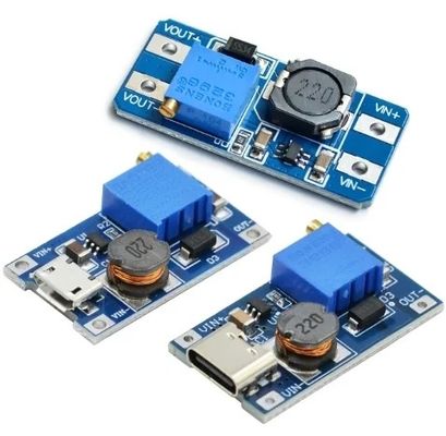 Créatall MT3608 DC-DC Boost Module 2A Boost Board Voltage d'entrée 2 à 24 V Voltage de sortie 30 V