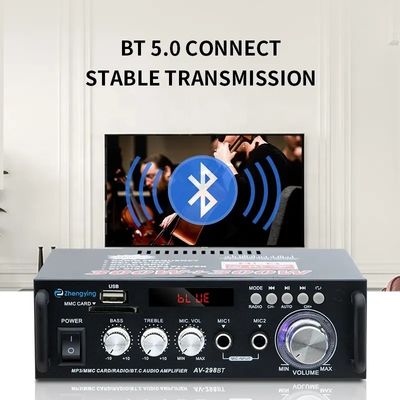 Amplificateur audio stéréo sans fil BT 2.0 pour amplificateurs de voiture et KTV Home