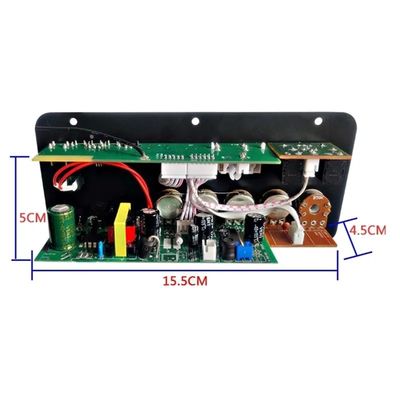 Plaque d'amplificateur D50 avec audio optique BT AMP USB FM Radio TF Player Noir Pour la voiture à la maison