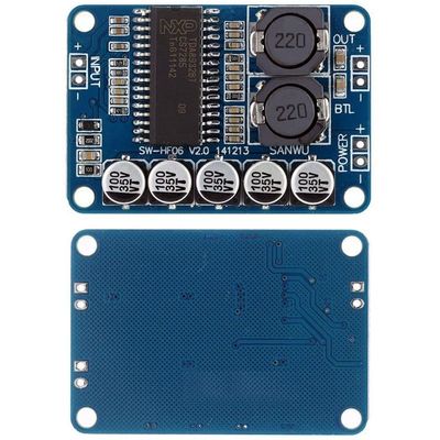 Module d'amplificateur de puissance numérique de 35 W TDA8932 carte audio avec tension de travail DC 10-30V et haut rendement